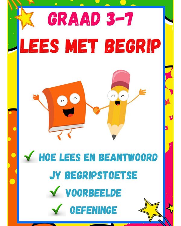 Stap-vir-Stap Lees met Begrip – Werkboek (Graad 3–7)