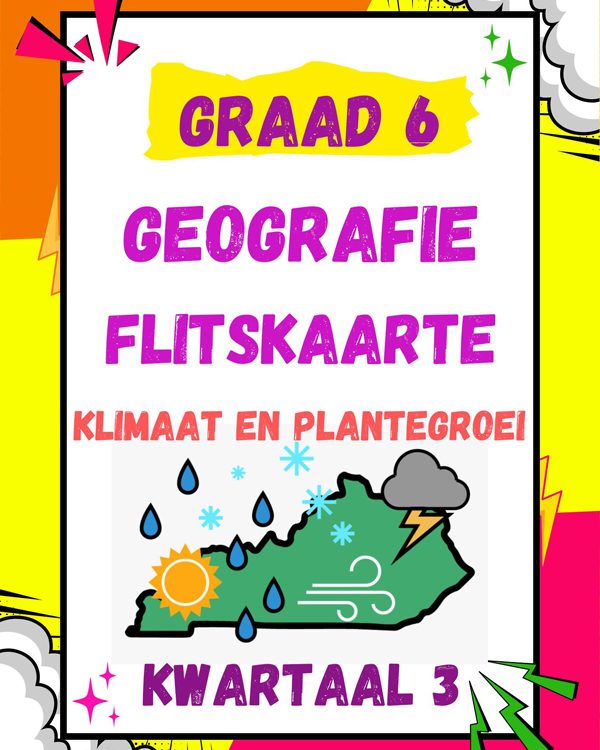 Graad 6 Geografie Flitskaarte Kwartaal 3