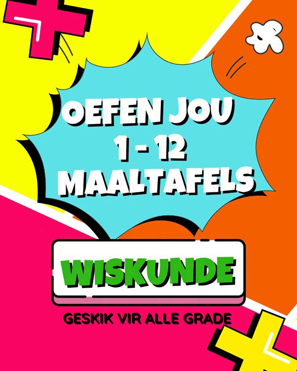 Maaltafel 1 - 12 Oefeninge