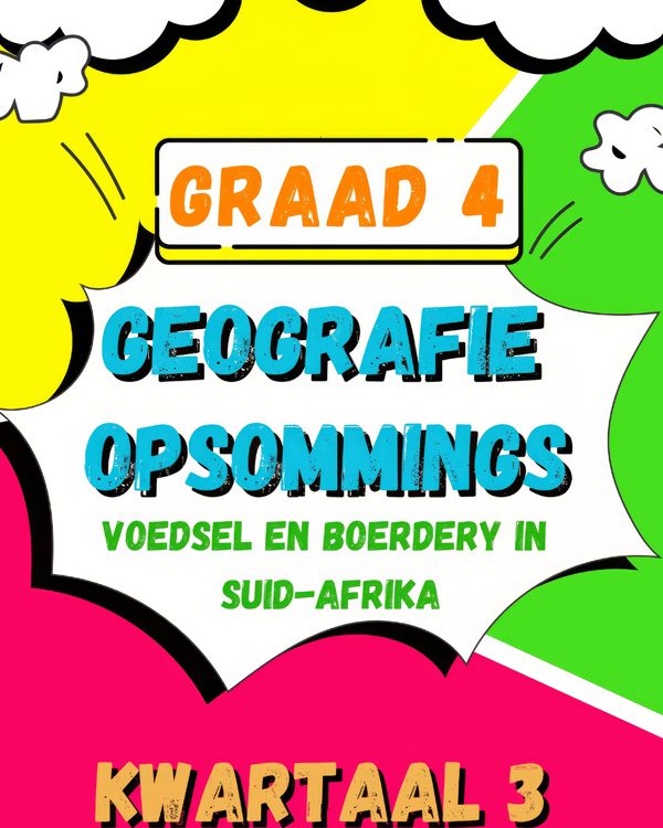 Graad 4: Kwartaal 3 - Geografie Opsommings