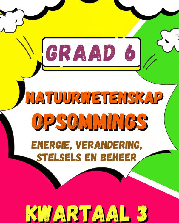 Graad 6 Natuurwetenskap Opsommings Kwartaal 3