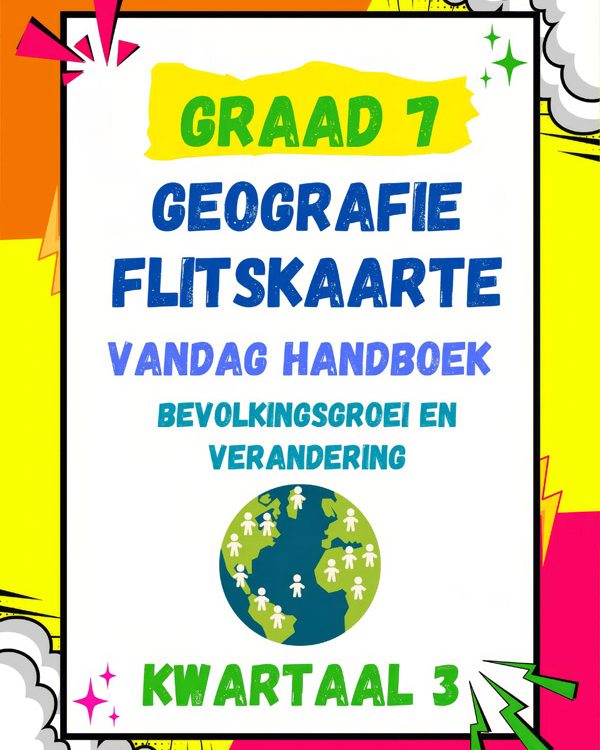 Graad 7 Geografie Flitskaarte Kwartaal 3
