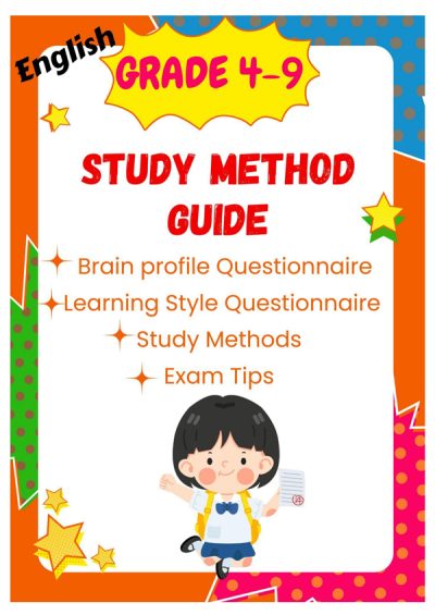 Study Method Guide Grade 4 - 9