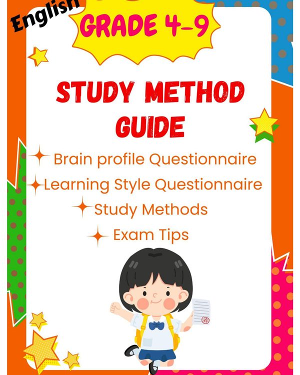 Study Method Guide Grade 4 - 9