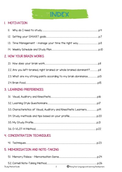Study Method Guide Grade 4 - 9 - Image 2