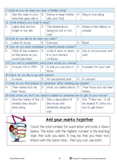 Study Method Guide Grade 4 - 9 - Image 5